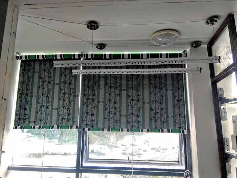 Bạt che Hòa Phát ban công chung cư